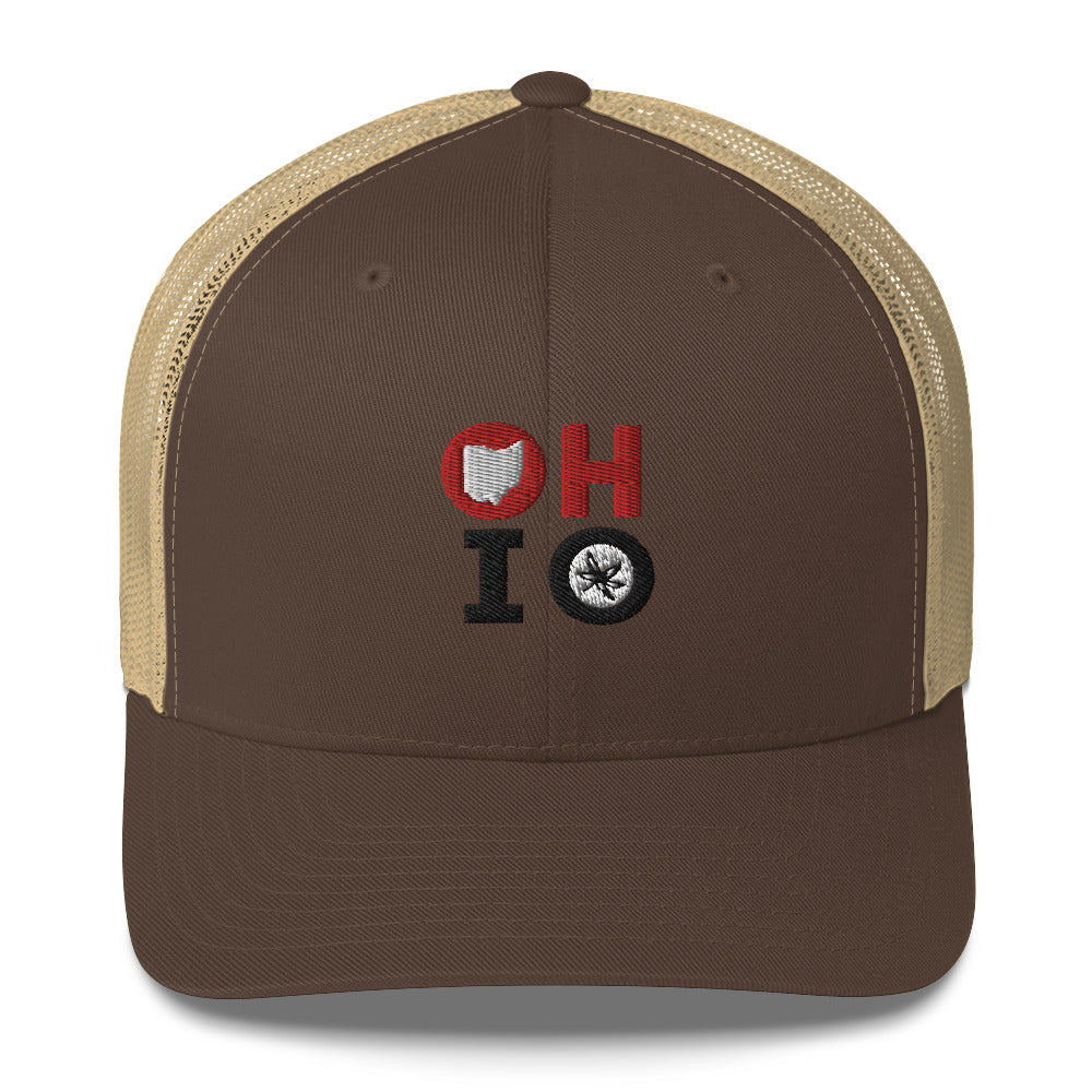 OHIO Retro Trucker Cap