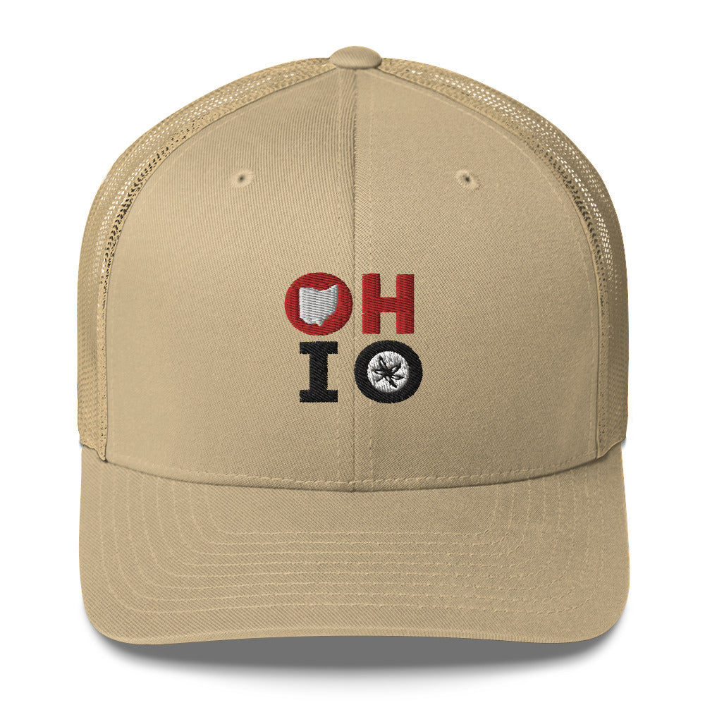 OHIO Retro Trucker Cap