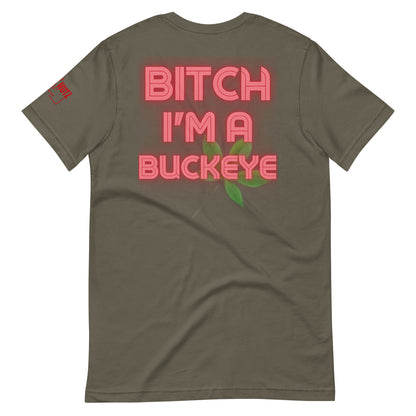 BITCH Ohio State Unisex Retro T-shirt