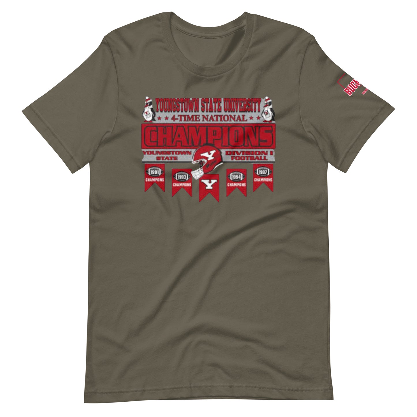 YOUNGSTOWN STATE 4X Unisex Graphic T-shirt