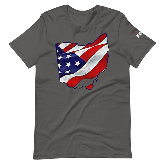 OHhi WITHERED AMERICAN OHIO Retro Unisex Graphic T-shirt