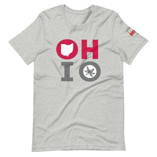 OHhi OHIO Unisex Retro T-shirt