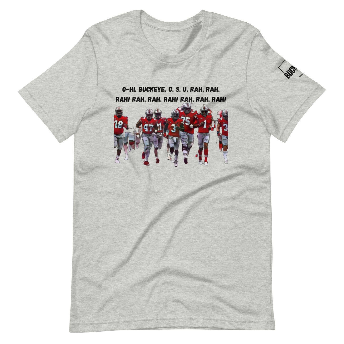 O-HI, BUCKEYE Ohio State Retro Unisex Graphic T-shirt