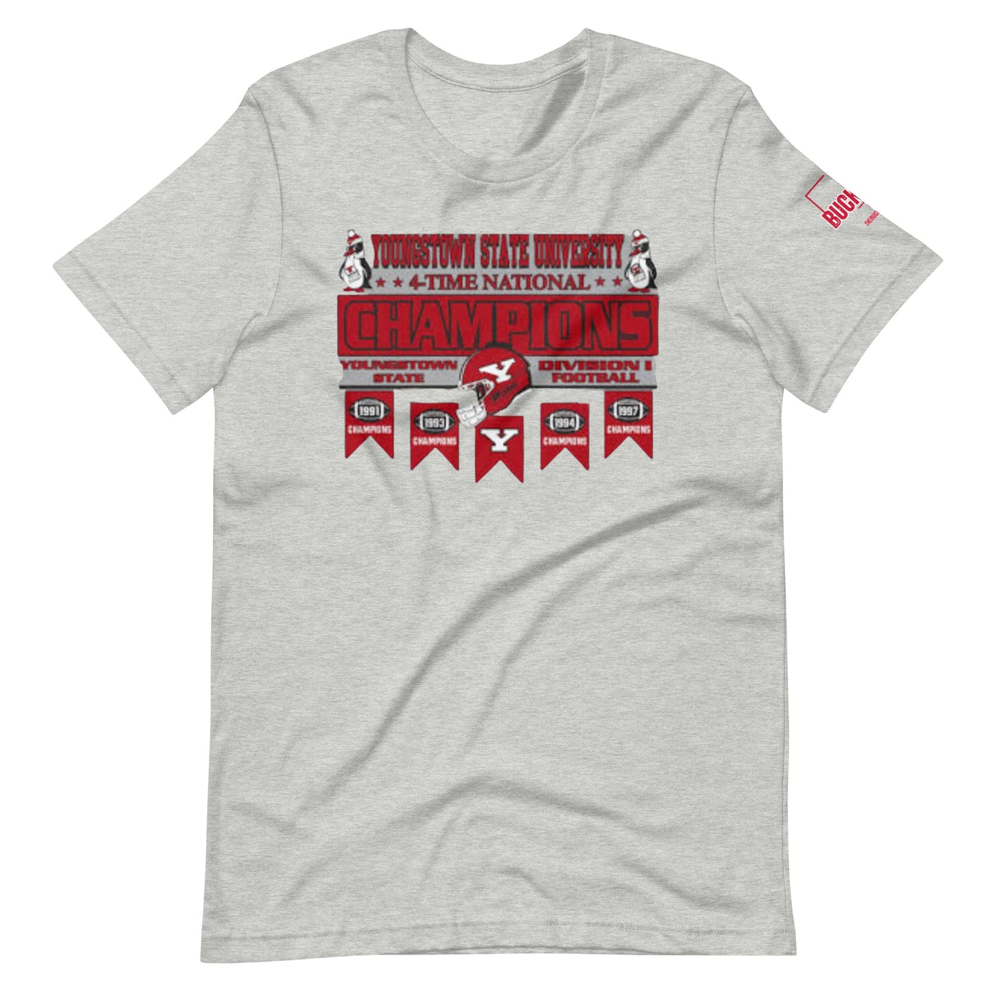 YOUNGSTOWN STATE 4X Unisex Graphic T-shirt