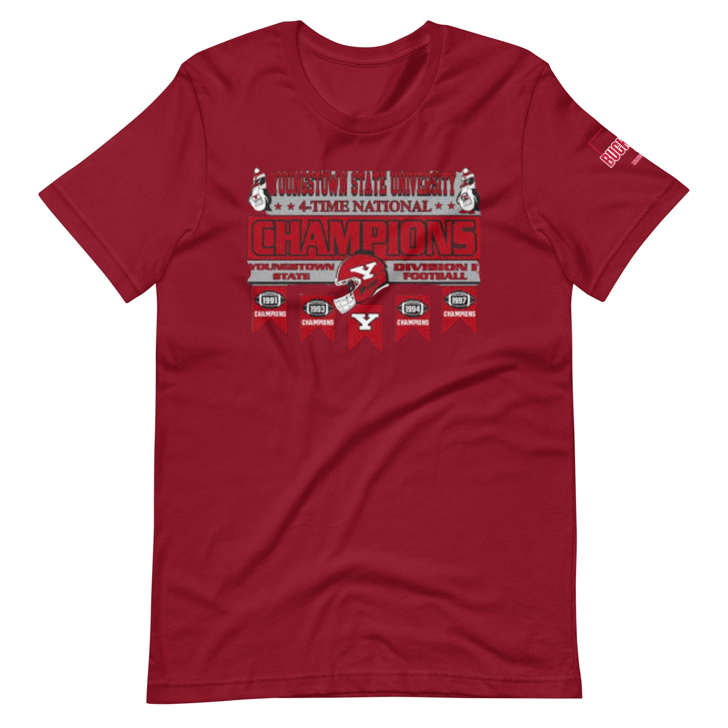 YOUNGSTOWN STATE 4X Unisex Graphic T-shirt