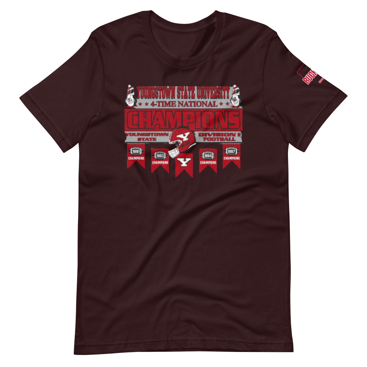 YOUNGSTOWN STATE 4X Unisex Graphic T-shirt