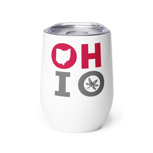 OHIO Wine tumbler