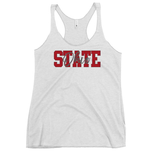 OHIO STATE S Women's Racerback Graphic Tank