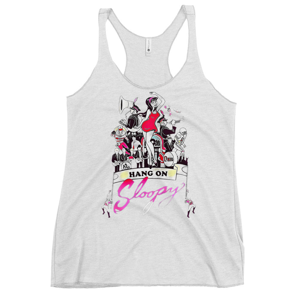 HANG ON SLOOPY Ohio State Women's Racerback Graphic Tank