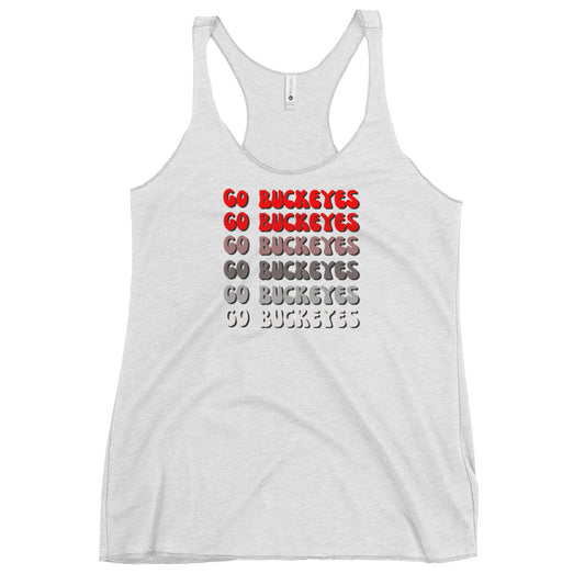 GOOOOO Ohio State Women's Racerback Graphic Tank