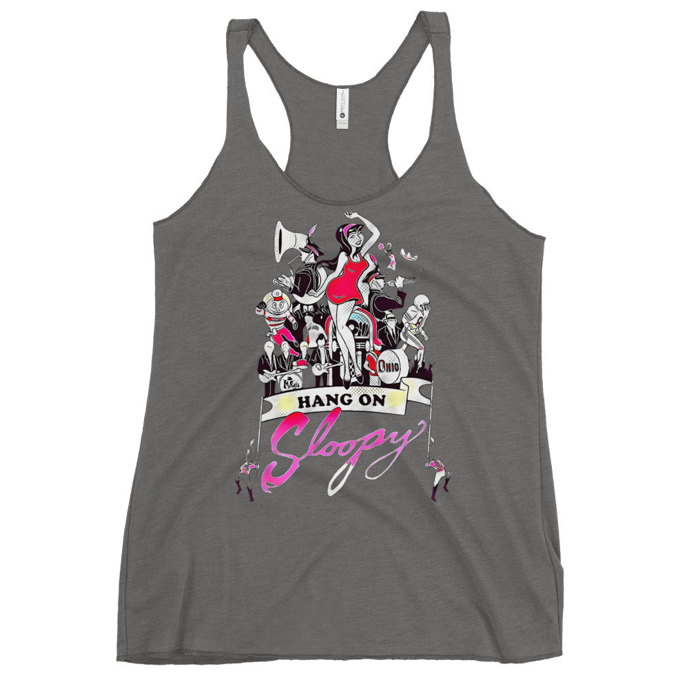 HANG ON SLOOPY Ohio State Women's Racerback Graphic Tank