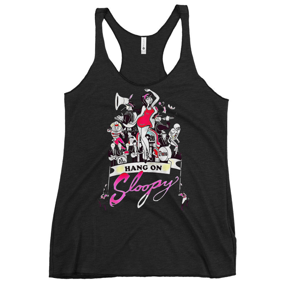 HANG ON SLOOPY Ohio State Women's Racerback Graphic Tank