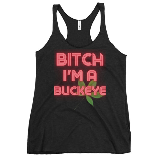 BITCH Ohio State Women's Racerback Graphic Tank