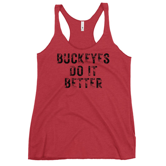 BETTER Ohio State Women's Racerback Graphic Tank